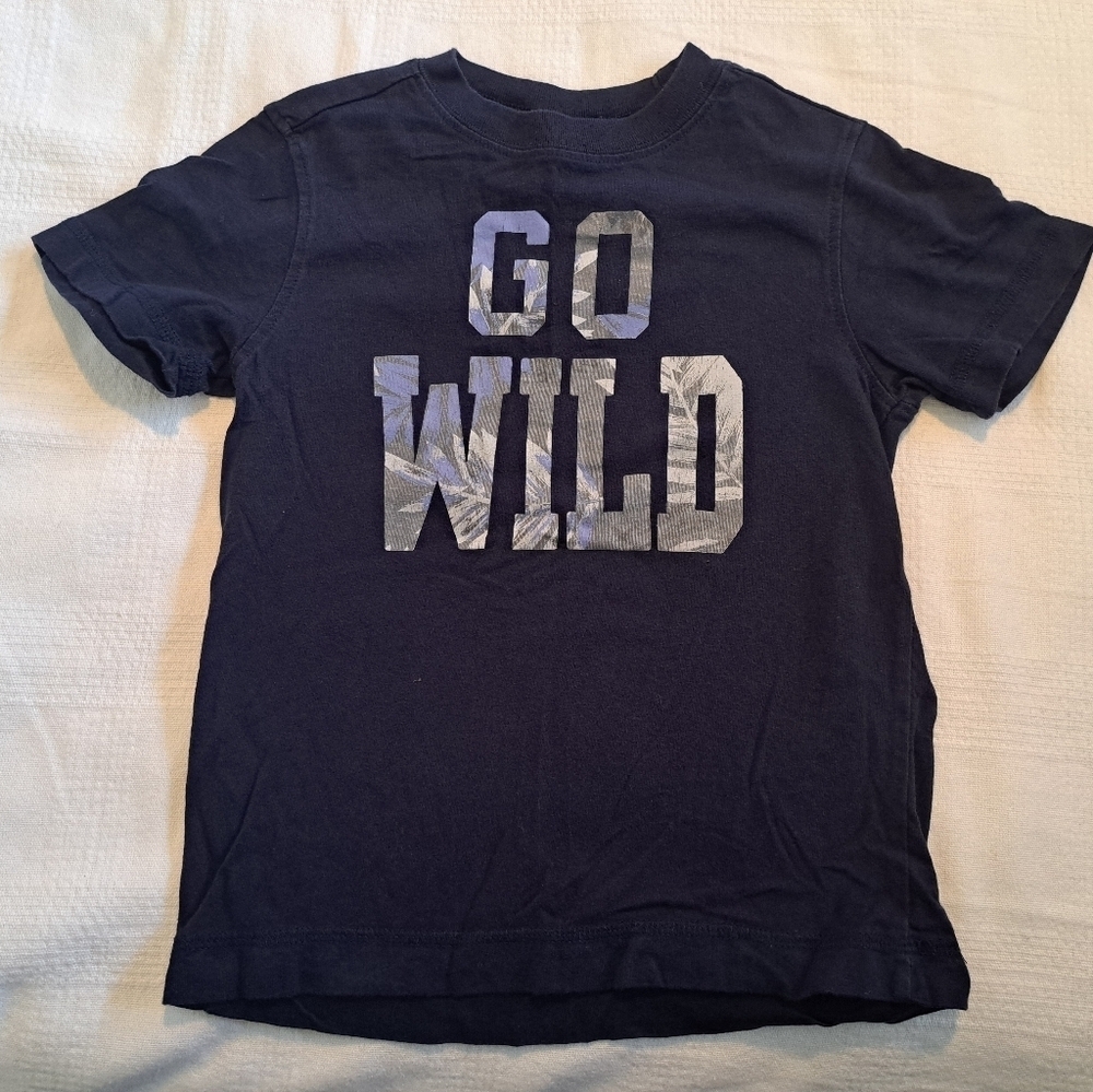 Gymboree Outlet boys size 4 short sleeve Go Wild shirt VGUC